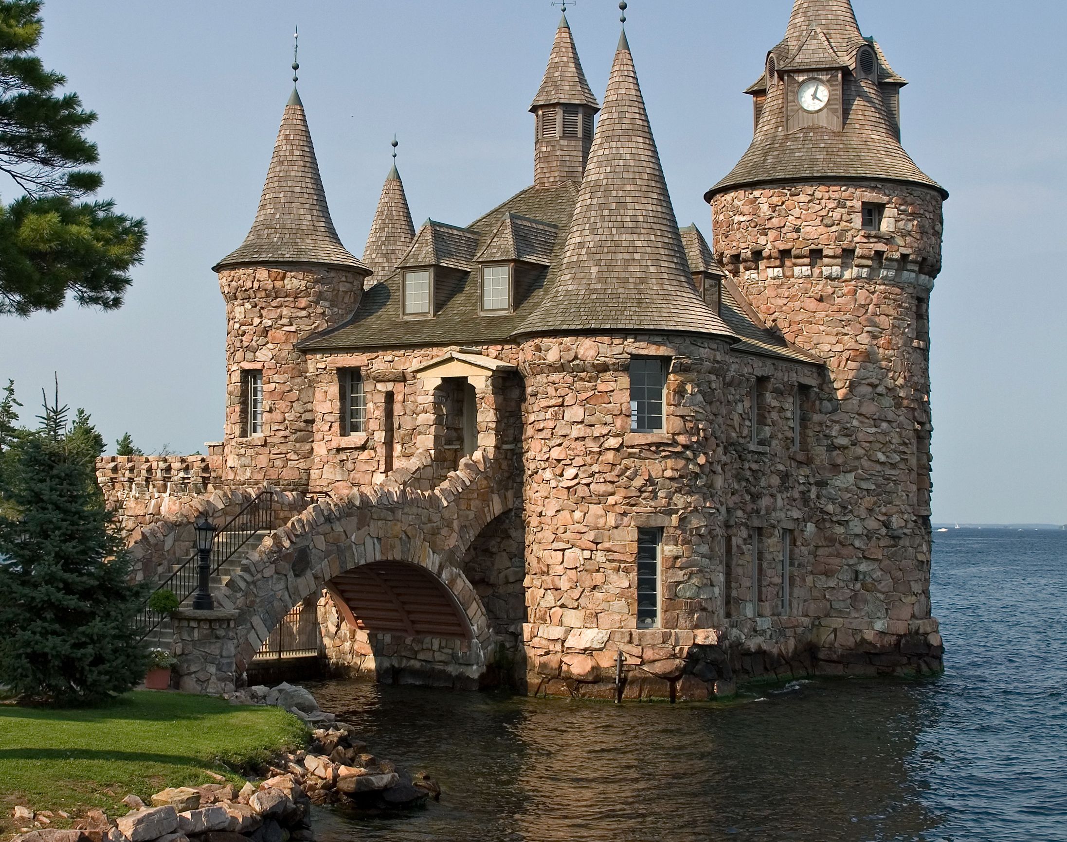 Boldt Castle, a popular attraction in the 1000 Islands of New York